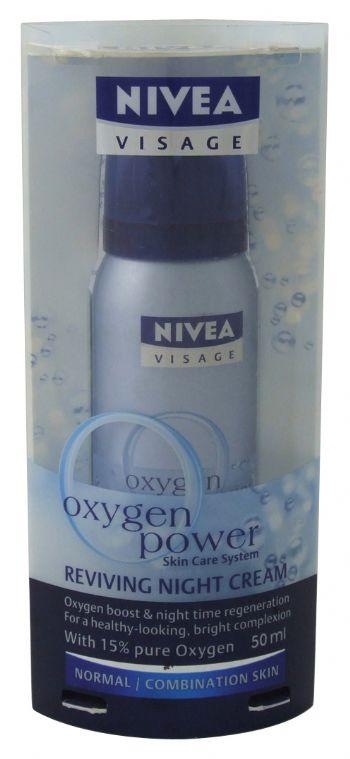 Foto Nivea Oxygen Power Reviving Night Cream 50ml Normal/Combination Skin foto 529880