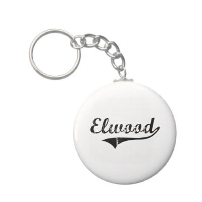 Foto Nombre clásico del estilo de Elwood Llaveros Personalizados foto 25563