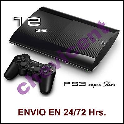 Foto Nueva Consola Playstation 3 Super Slim 12gb Flash + Mando Sony Sisaxis foto 724438