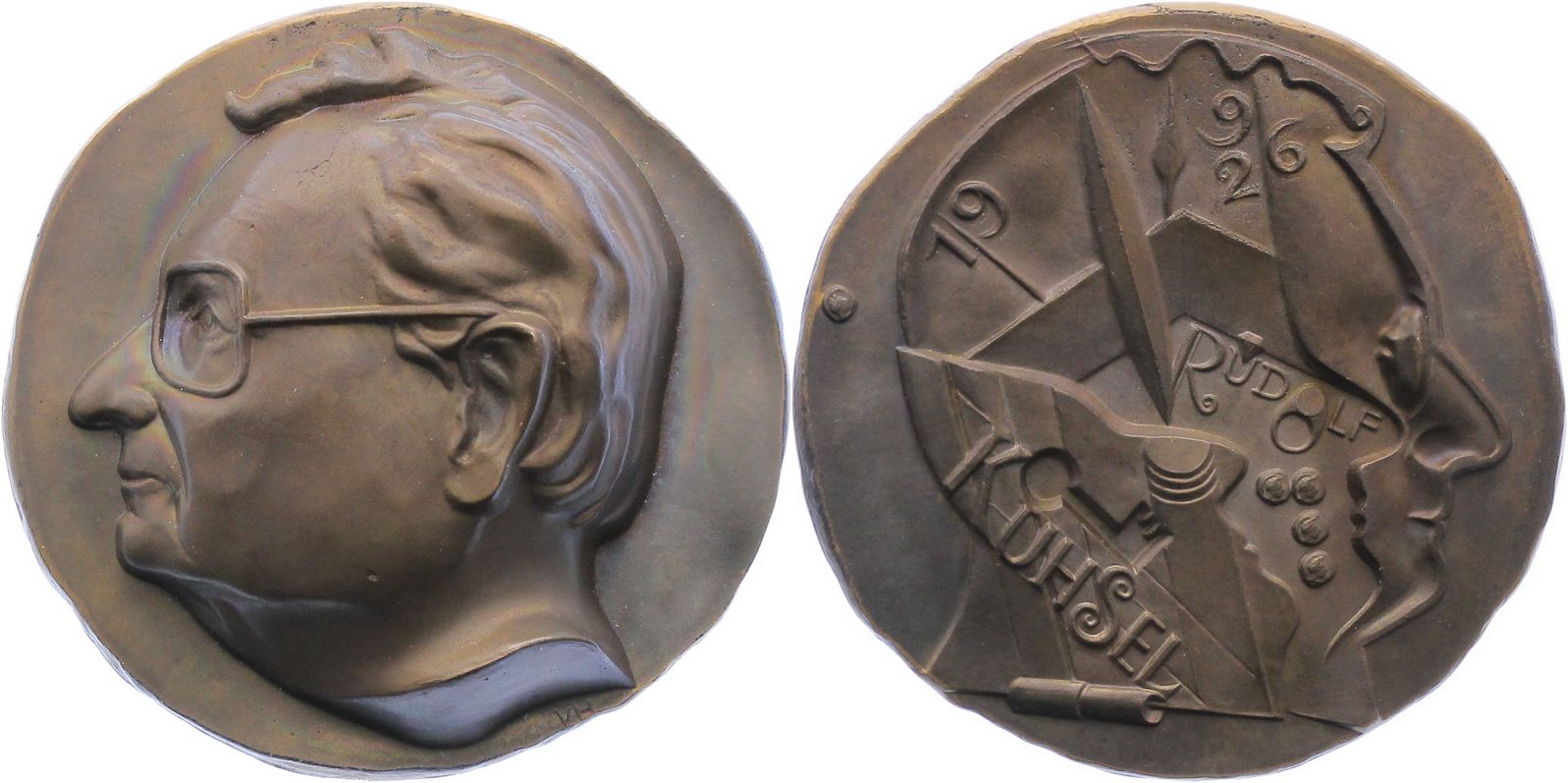 Foto Numismatik Bronzemedaille 1996