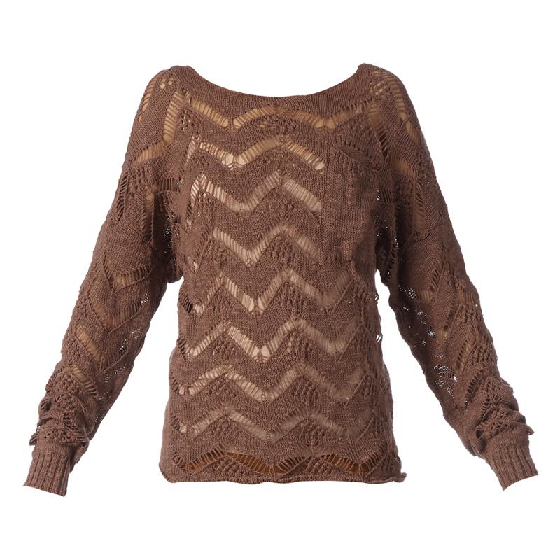 Foto Object Collectors Item Jersey - merle ex knit blouse tr 64 - Marron...