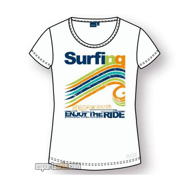 Foto Oferta camisetA Rox mujer blanco - Envio 24h