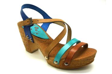Foto Ofertas de sandalias de mujer Porronet 1970 azul-aguamarina foto 875511