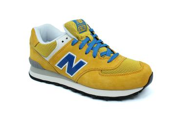 Foto Ofertas de zapatillas de hombre New Balance ML 574 UM amarillo foto 864383