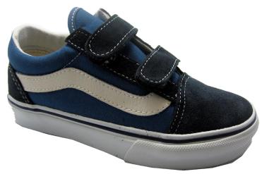 Foto Ofertas de zapatos de niña Vans Old Skool Velcro azul foto 418478