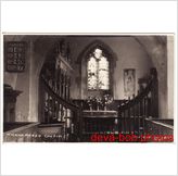 Foto Old 1930s photo wickhamford church interior worcestershire foto 847241