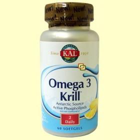 Foto Omega 3 krill - 60 cápsulas de gelatina - kal laboratorios foto 160162