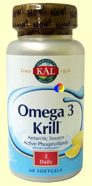 Foto Omega 3 Krill - Kal Laboratorios - 60 cápsulas de gelatina [021245979005] foto 160156