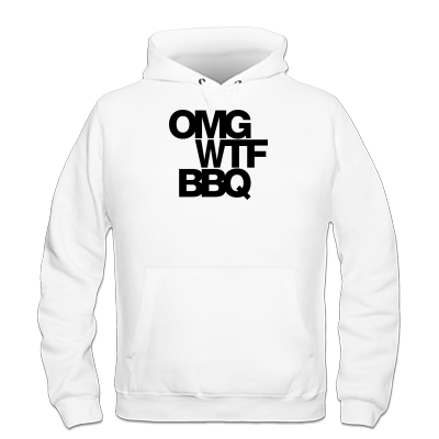 Foto OMG WTF BBQ Sudadera con capucha foto 962983