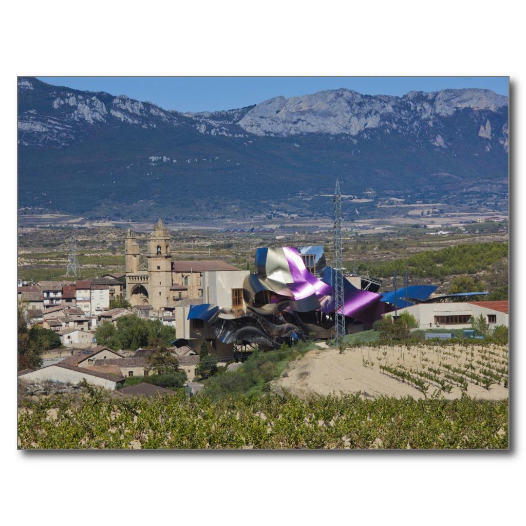 Foto Opinión elevada y Hotel Marques de Riscal 2 de la Postal foto 786847