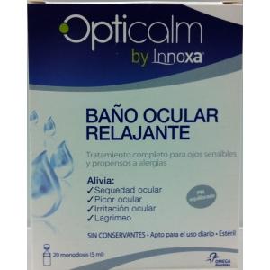 Foto Opticalm baño ocular relajante 20 monodosis.