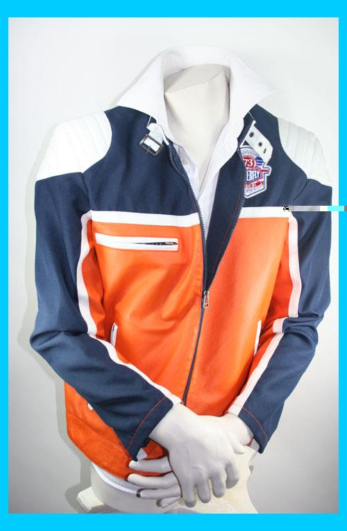 Foto Original de la mariposa motocross chaqueta de cuero talla L (52)