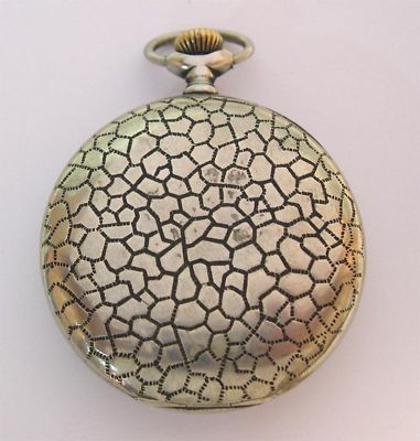 Foto Original Reloj De Bolsillo Modernista, Junhans, C.1920 foto 144578