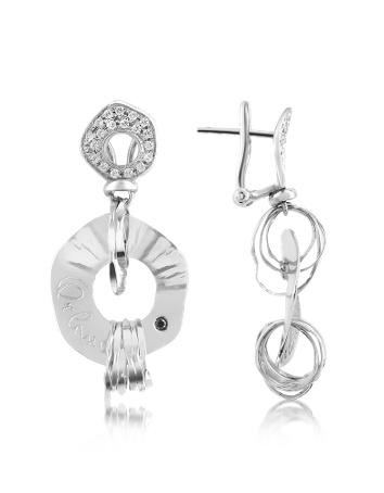 Foto Orlando Orlandini Pendientes, Fashion - Pendientes Oro Blanco 18K y Diamantes