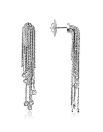 Foto Orlando Orlandini Pendientes, Flirt - Pendientes Oro Blanco 18K y Diamantes