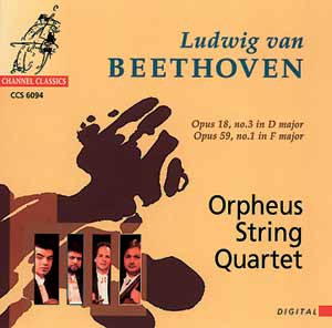Foto Orpheus String Quartet: Streichquartette opp.18,3 & 59,1 CD foto 230395