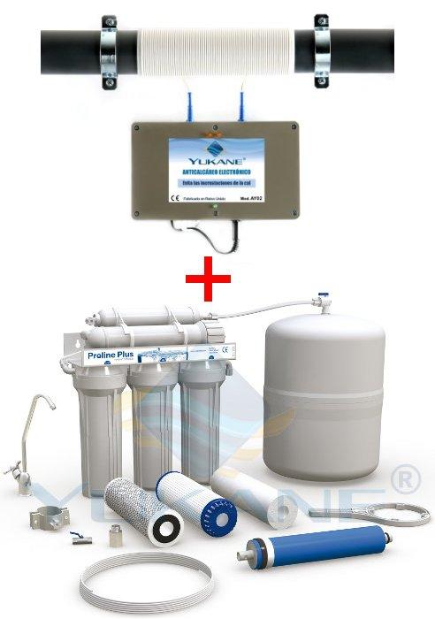 Foto Osmosis Inversa 5 etapas Proline Plus + Descalcificador Anticalcáreo