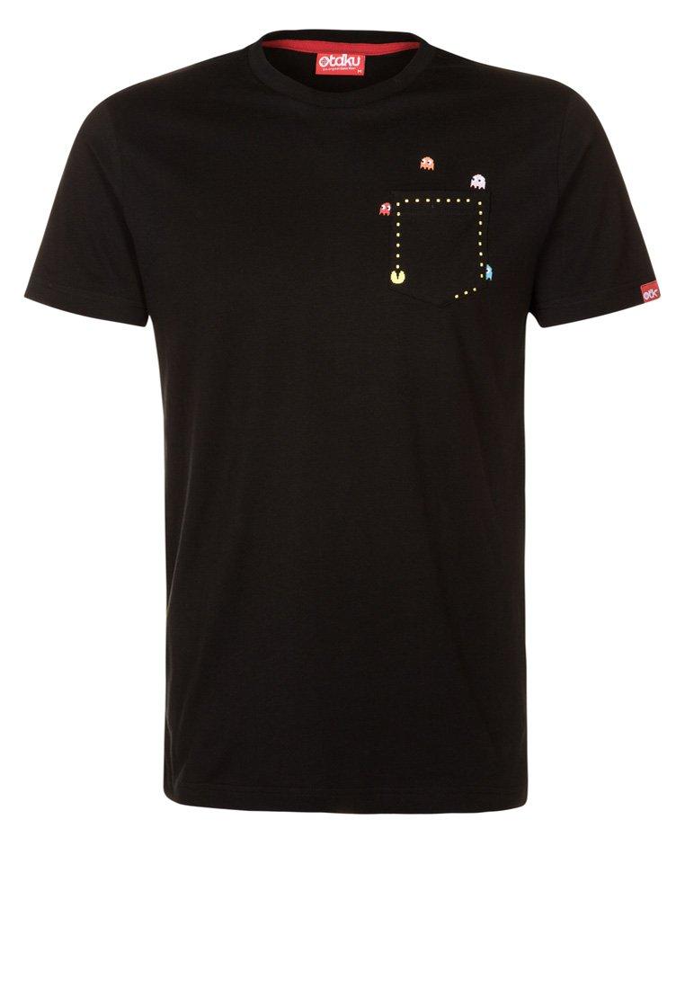 Foto Otaku Pac Man Camiseta Print Negro XXL foto 394957