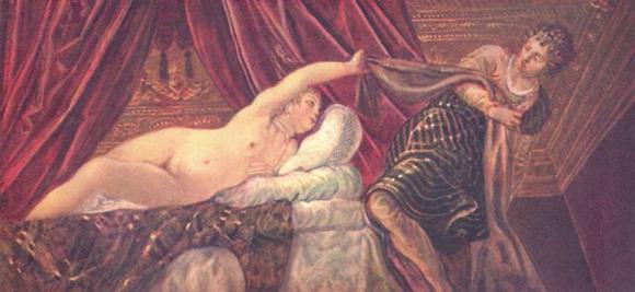 Foto Póster: Jacopo Tintoretto - José y la esposa de Putifar - cuadro 5963 foto 574010