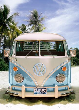 Foto Póster en 3D CALIFORNIAN CAMPER, 3-D Poster, 67x47 in. foto 763960