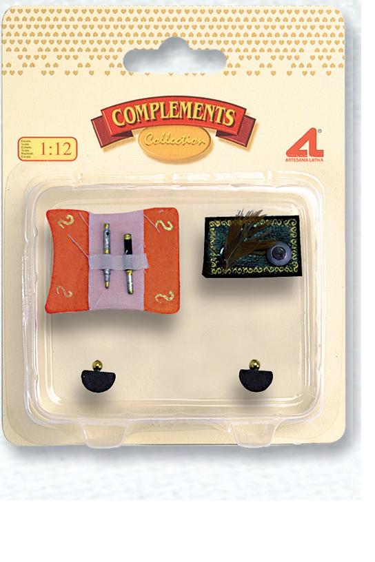 Foto Pack accesorios escritura - miniaturas - casas de muñecas escala 1:12