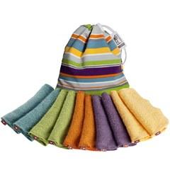 Foto Pack de 10 toallitas lavables de bambú