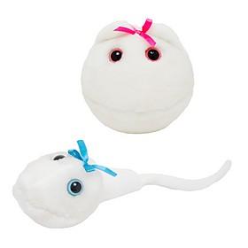Foto Pack de 2 Peluches Óvulo y Espermatozoide foto 203753