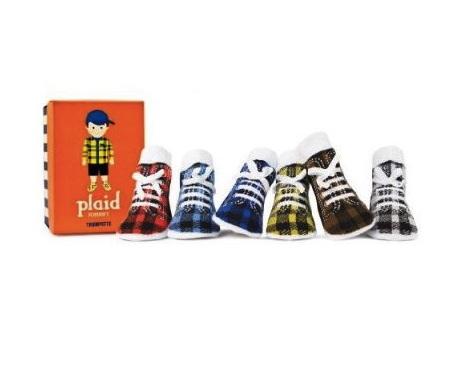 Foto Pack de 6 Calcetines Bebé Johnny Plaid