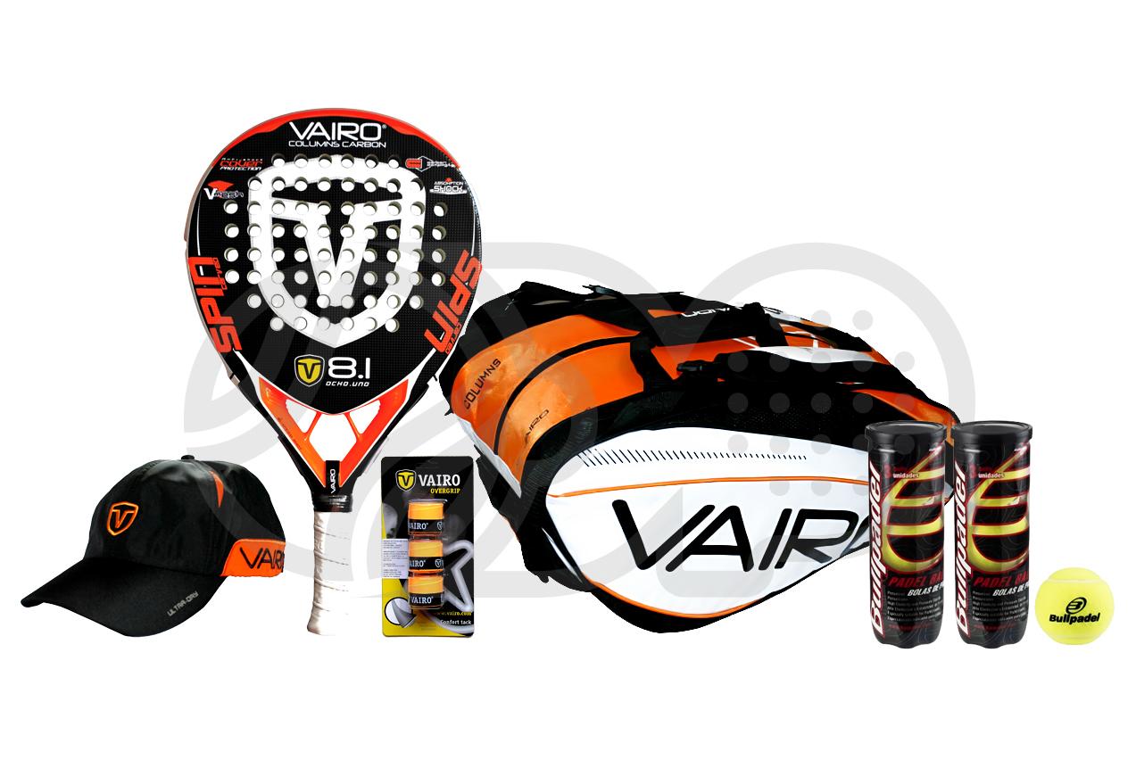Foto Pack de pádel Vairo Columns Carbon Spin 8.1 2012 foto 386794