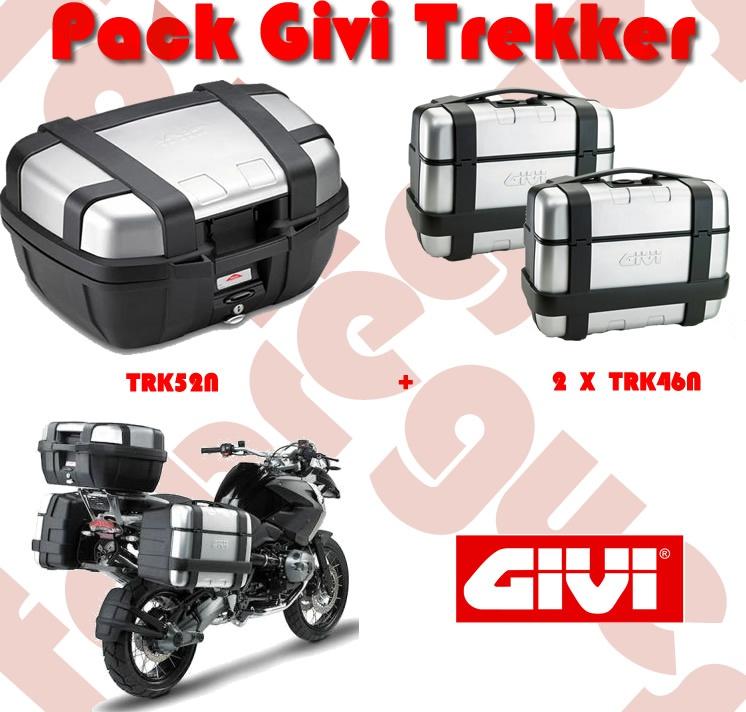 Foto Pack maletas Givi Baul TR52N + 2 maletas laterales TRK46N.