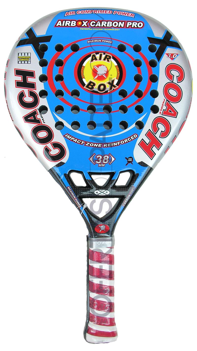 Foto Pala de pádel Paddle Coach Airbox Carbon 2012