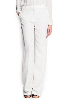 Foto Pantalón Ancho Traje offwhite MANGO foto 560191