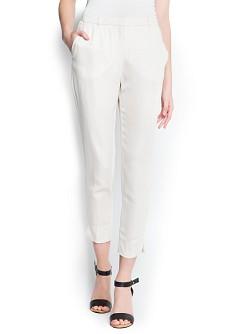 Foto Pantalón De Traje Holgado offwhite MANGO foto 560197