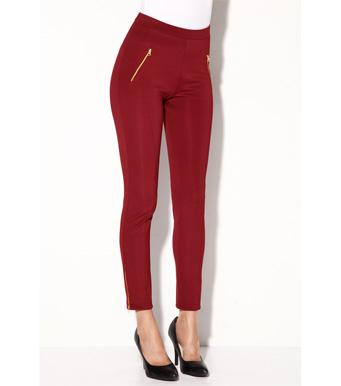 Foto Pantalón largo mujer elástico con cremalleras foto 965858