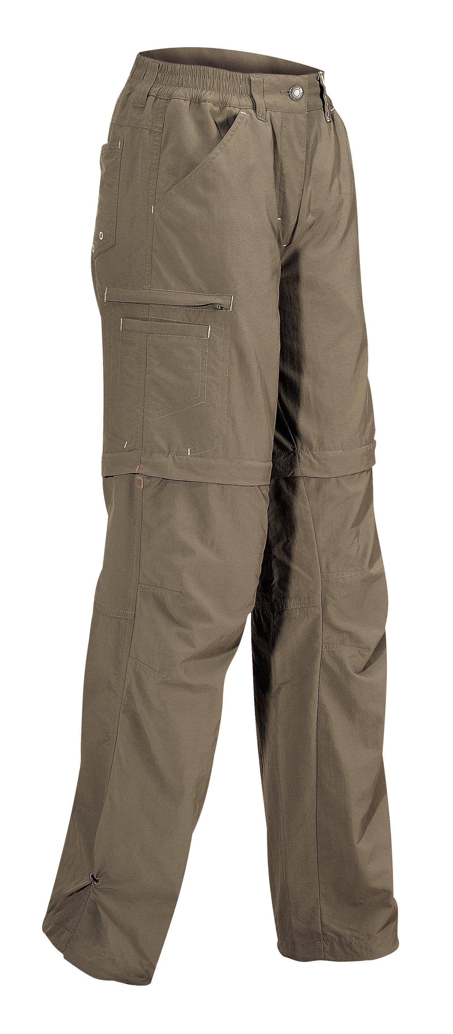 Foto Pantalones desmontables Vaude Farley III gris/marrón para mujer , 40 foto 414027