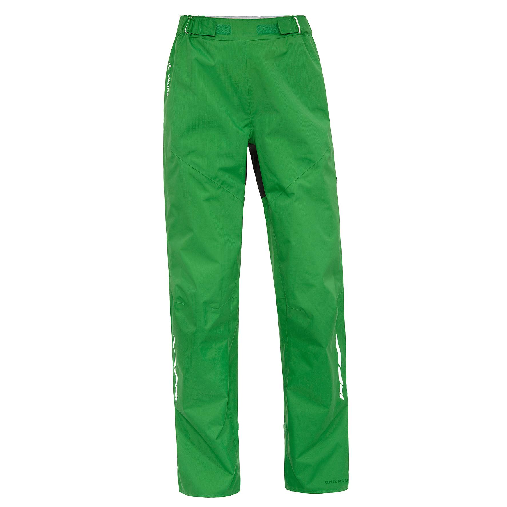 Foto Pantalones impermeables para ciclismo Vaude Tiak verde para muj, 42 foto 944571