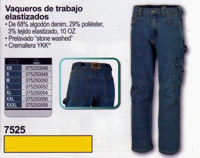 Foto Pantalones Vaqueros De Trabajo Elastizados Beta 7525 foto 358540