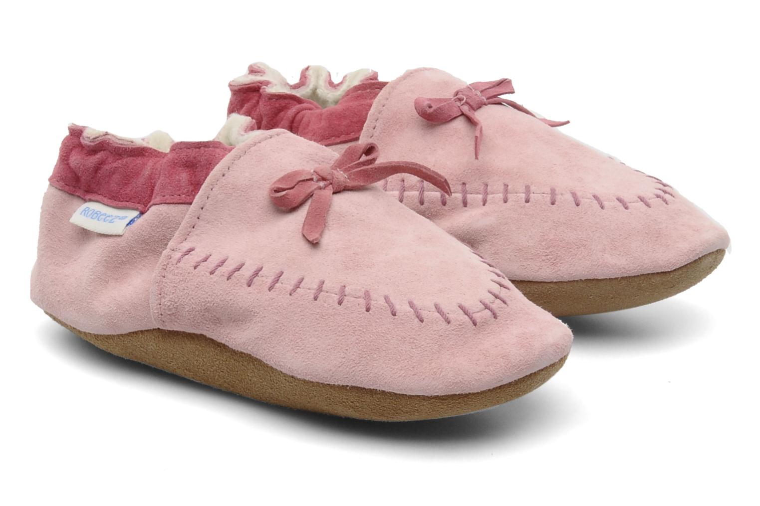 Foto Pantuflas Robeez Cozy moccasin Pink Niños foto 189109