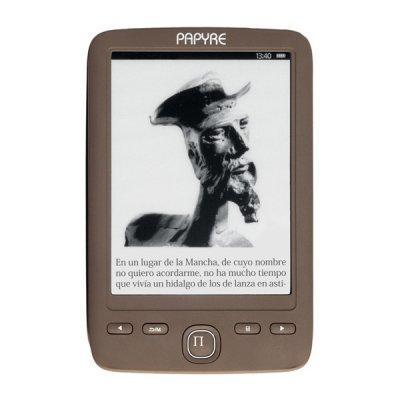 Foto papyre 601 ebook 6 4gb chocolate e-books - libros electrónicos papyre 601 foto 259723