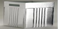 Foto Paragüero rectangular plata