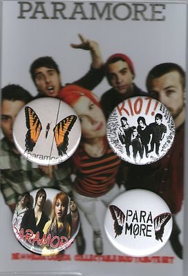 Foto Paramore Set De 4 Chapas - Buttons foto 254839