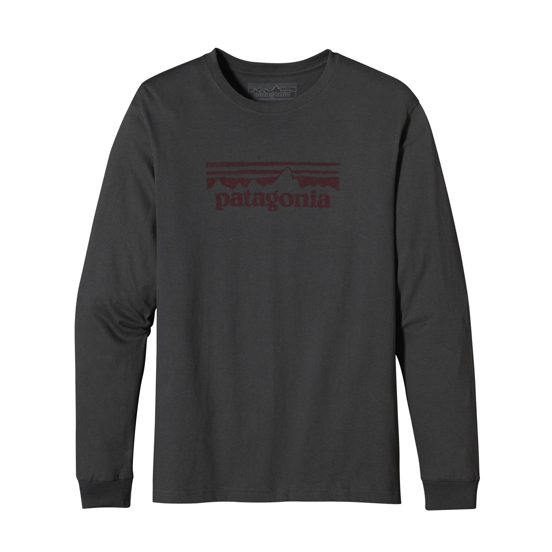 Foto Patagonia L/S Stamp Logo T-Shirt Men Forge Grey (Modell 2013/2014) foto 647219