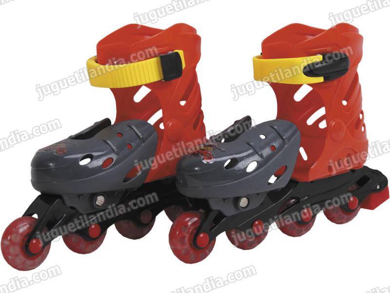 Foto Patines 4 ruedas en linea extensible t-30-35