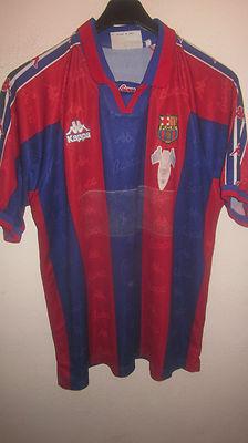 Foto Peña Blaugrana Barcelona 1996 Camiseta Futbol Football Shirt Xl Dorsal 17 foto 900048