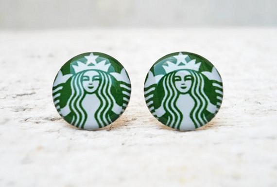Foto Pendientes de Starbucks Coffee en Green White foto 406960