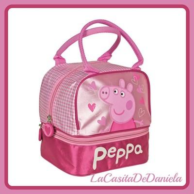 Foto Peppa Pig Portameriendas Térmico Corazones // Peppa Pig Lunch Bag foto 325804
