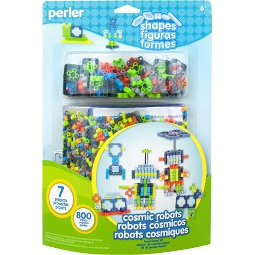 Foto Perler Fun Fusion Shaped Bead Activity Kit - Cosmic Robots