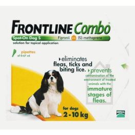 Foto Perros Pipetas Frontline Frontline Spot Combo 2-10 Kg 6 Pip