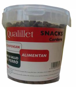 Foto Perros Semi-Húmedos Qualillet Snacks Cordero Pot