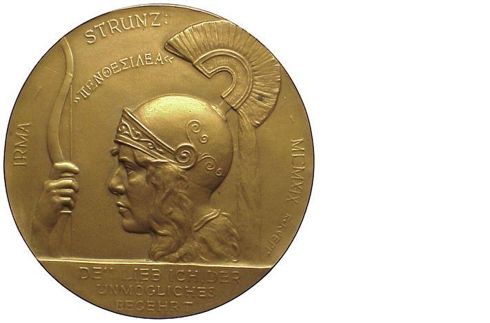Foto Personenmedaillen Einseitige Bronzemedaille 1919 foto 219237